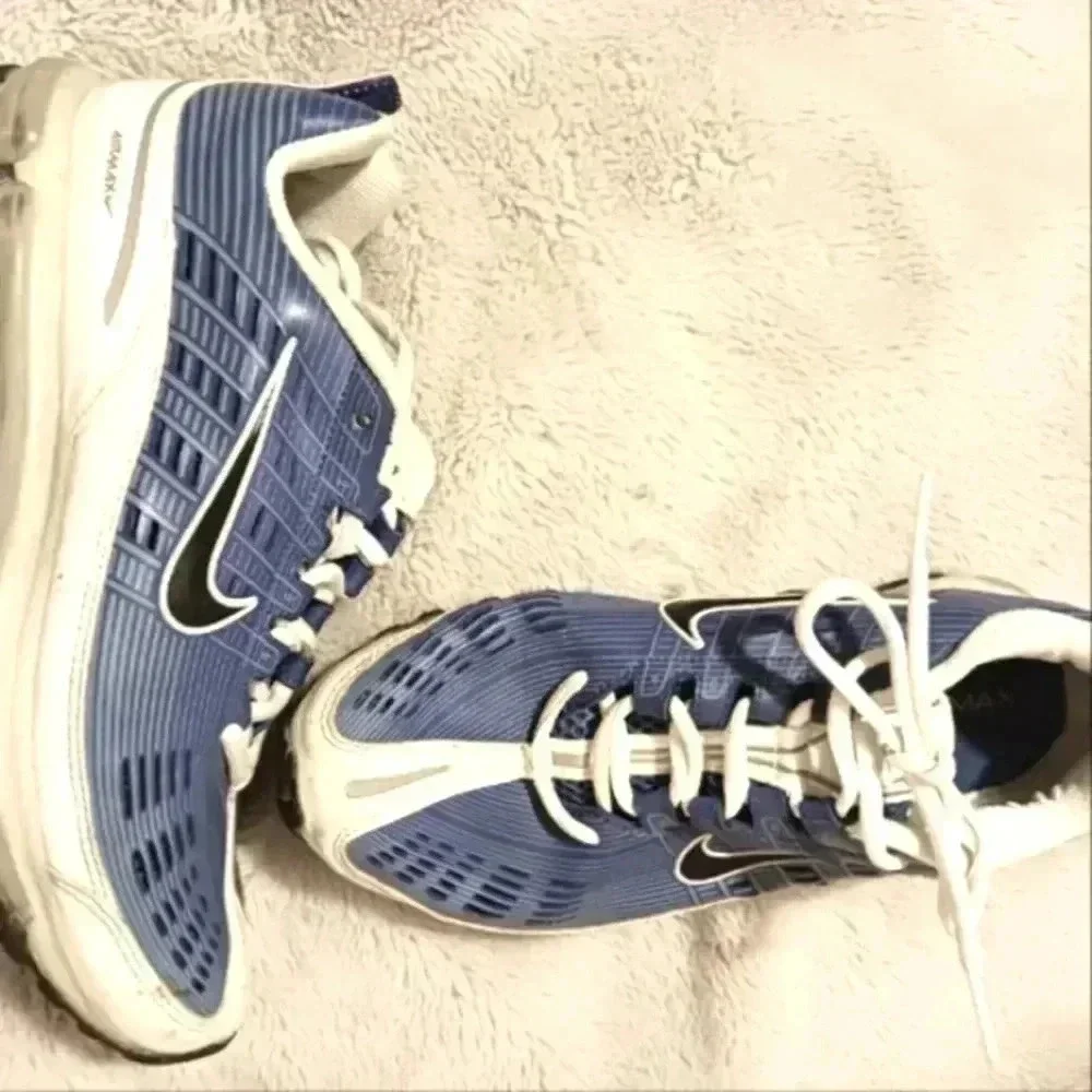Vintage Nike Air Max 360 Blue White Y2K